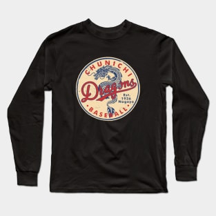 Vintage Chunichi Dragons 1 by Buck Tee Original Long Sleeve T-Shirt